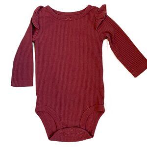 5 / $10 Bundle | Baby Girl Flutter Sleeve Bodysuit 6M